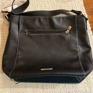 Montana West Select Black Hobo Shoulder Bag Western Style Gold Hardware